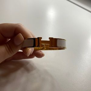 White Hermes Bracelet!!